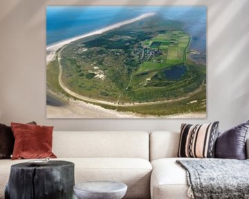 Übersicht Aufnahmeinsel Schiermonnikoog von Sky Pictures Fotografie