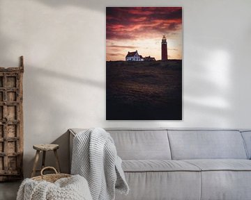Eierland-Leuchtturm, Texel, Die Niederlande von Colin Bax