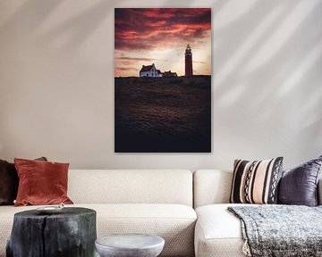 Eierland-Leuchtturm, Texel, Die Niederlande von Colin Bax