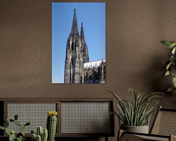 The towers of Cologne Cathedral from the southeast by Berthold Werner