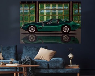 Bizzarrini 5300 GT Strada 1965 Schilderij van Paul Meijering