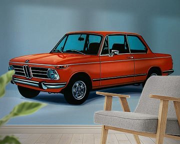 BMW 2002 1968 Gemälde von Paul Meijering