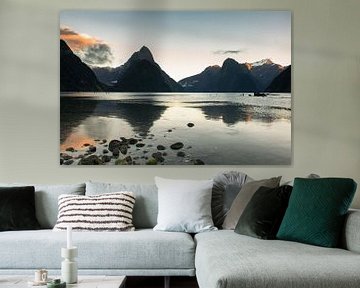 Milford Sound during sunrise by Tom in 't Veld