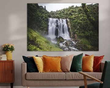 Marokopa Wasserfall Waikato, Neuseeland von Tom in 't Veld