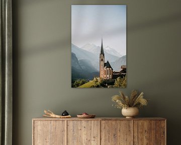 Village de montagne Heiligenblut à la fin du Grossglockner en Autriche (Alpes) sur Yvette Baur