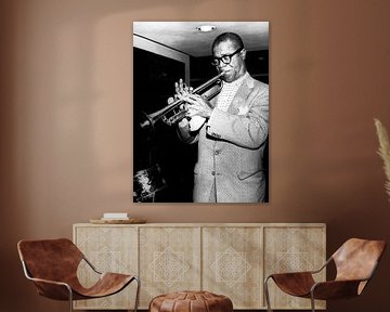 Jazzman Louis Armstrong 18 december 1956