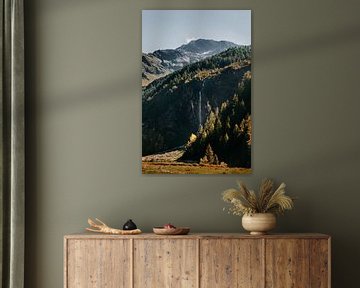 Beautiful valley with waterfall in Austria (Alps) by Yvette Baur