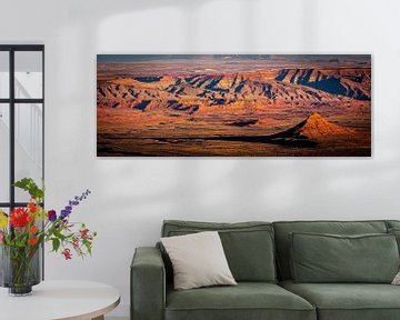 Panorama de la vallée des dieux dans l'Utah sur Dieter Walther