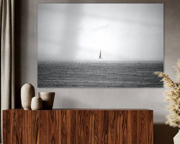 Segelboot auf See von Jeroen Gutte