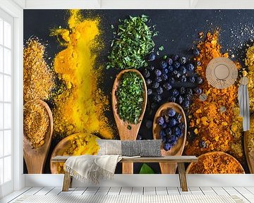 spices & herbs, specerijen & kruiden van Corrine Ponsen