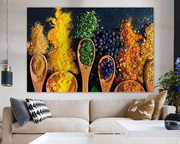 spices & herbs, specerijen & kruiden van Corrine Ponsen