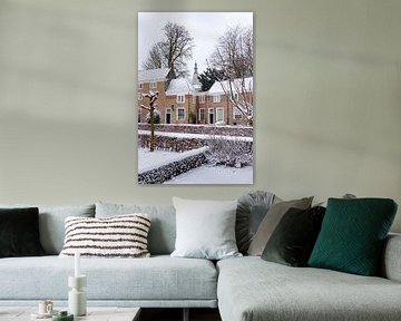 Het Begijnhof in Breda, in Nederland. van Henk Van Nunen Fotografie