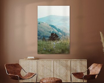 Paysage de montagne de la Forêt-Noire, Allemagne sur Veri Gutte