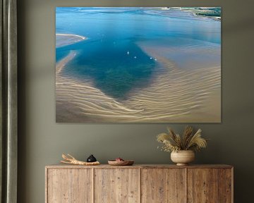 Austrocknendes Wattenmeer in der Oosterschelde vor Yerseke.