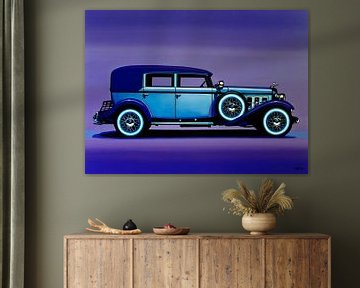 Cadillac V16 1930 Schilderij