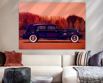 Cadillac V16 Custom Imperial 1937 Gemälde von Paul Meijering