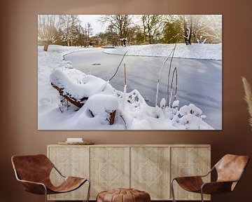 Winter in Arboretum Heempark Delft van Mario Brussé Fotografie