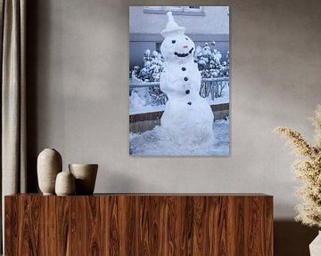 Sneeuwpop, Bremen, Duitsland, Europa van Torsten Krüger