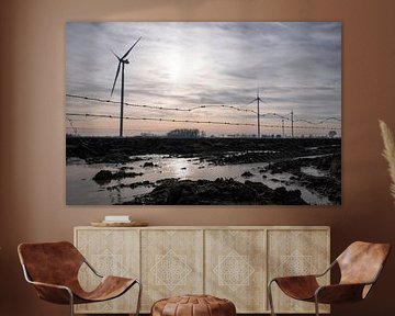 Windmills and barbed wire