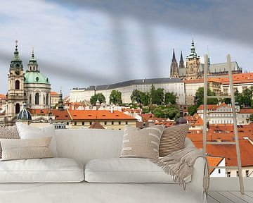 Stadsgezicht Praag van Katrin May