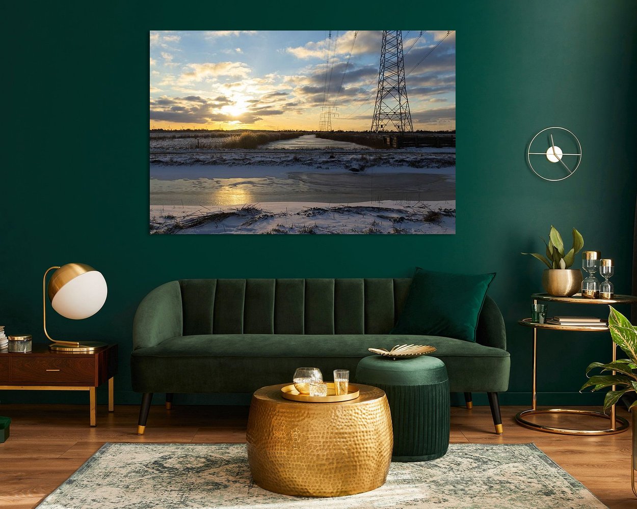 Example of the artwork in a room