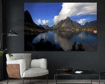 Vue de l'archipel des Lofoten en Norvège sur Coos Photography