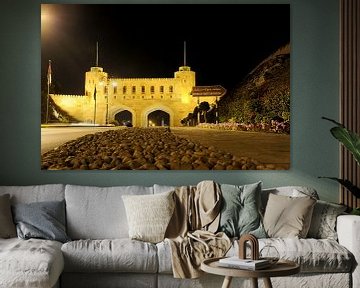 Muscat Gate Museum bei Nacht von Alphapics