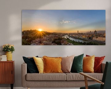 Sunset over Florence by Rob van Esch