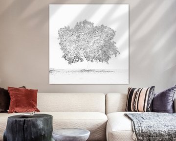 Einsamer Baum von Maurice Dawson