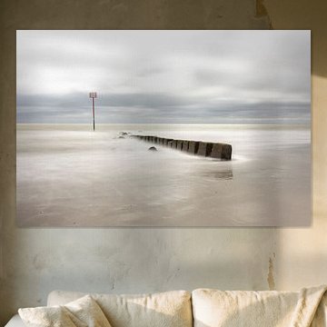 Wellenbrecher Strand Hollum Ameland