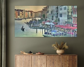 Romantisches Venedig - Digitale Kunst von Dirkie
