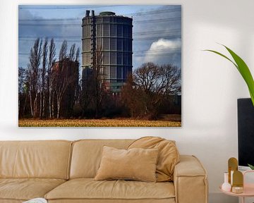 Prosper gasometer uitzicht