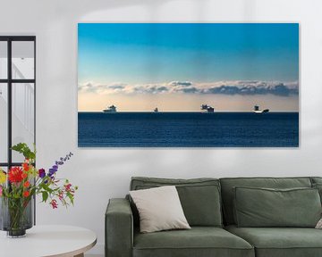 Vrachtschip in de Middellandse Zee van VIDEOMUNDUM