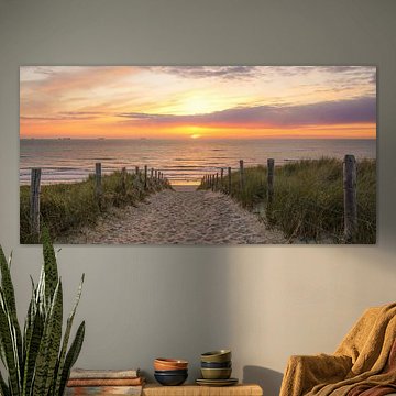 Sonnenuntergang auf See von Dirk van Egmond