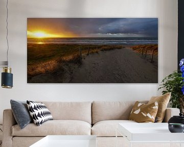 Sonne, Meer und Sand an der niederländischen Küste von Dirk van Egmond