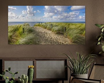 Strand, Meer und Sonne im Sommer von Dirk van Egmond