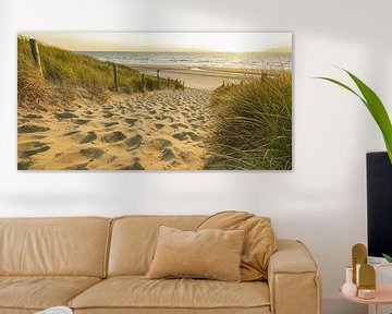 Sonne, Meer und Sand an der niederländischen Küste von Dirk van Egmond