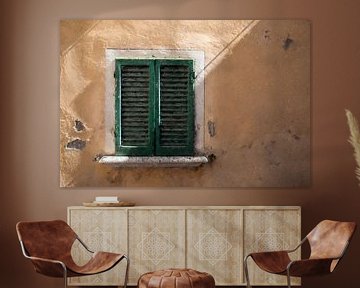 Het raam van een Italiaanse huis van Digitale Schilderijen