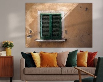 The window of an Italian house by Digitale Schilderijen