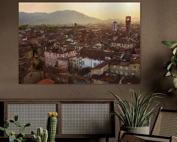 Lucca en Italie sur Digitale Schilderijen