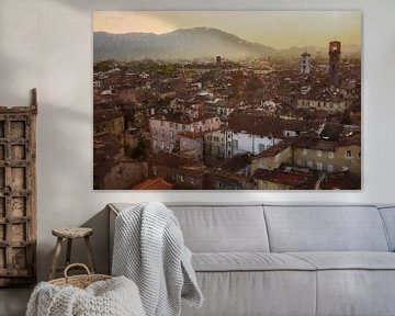 Lucca in Italy van Digitale Schilderijen