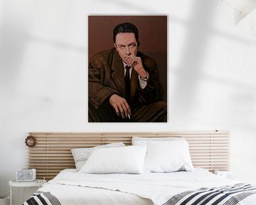 Albert Camus Schilderij van Paul Meijering