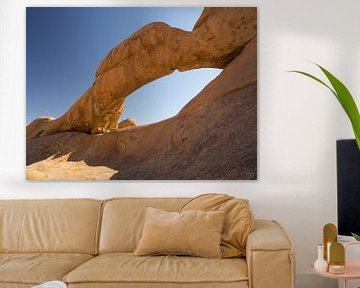 Natural rock arch at the Spitzkoppe mountain in Namibia by Teun Janssen