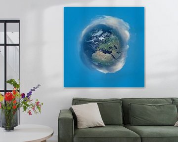 Earth in a cloud by Peter Hermus