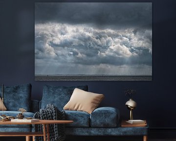 Wolkenformation über der Nordsee von Katrin May