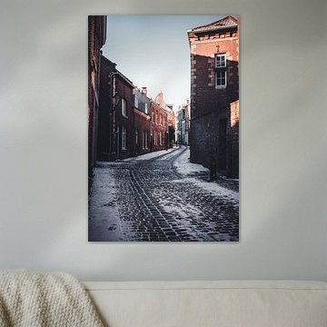 Tafelstraat Maastricht in de winter