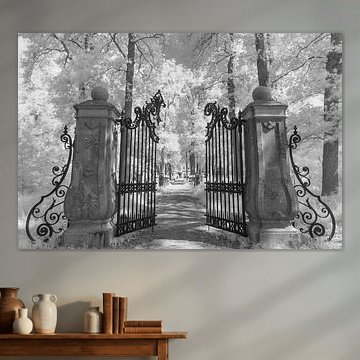 de poorten naar het kasteel.