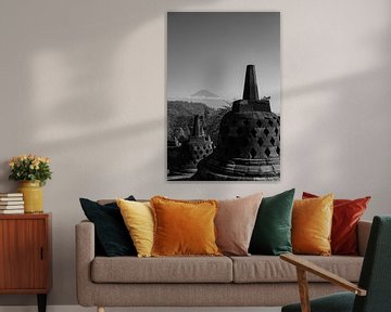 view on Borobudur by Floor Schreurs