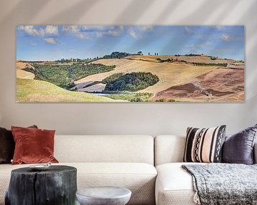 Paysage panoramique de la Toscane