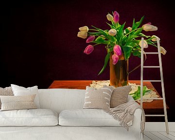 Still life: Tulips by Carola Schellekens
